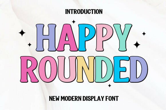 Happy Rounded: The Playful Font for Joyful Designs