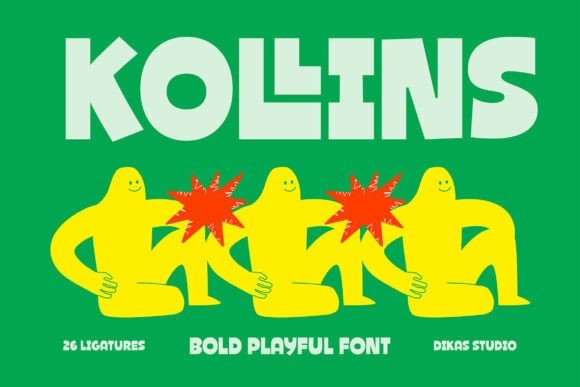 Kollins: The Bold, Hand-Drawn Font That Injects Personality