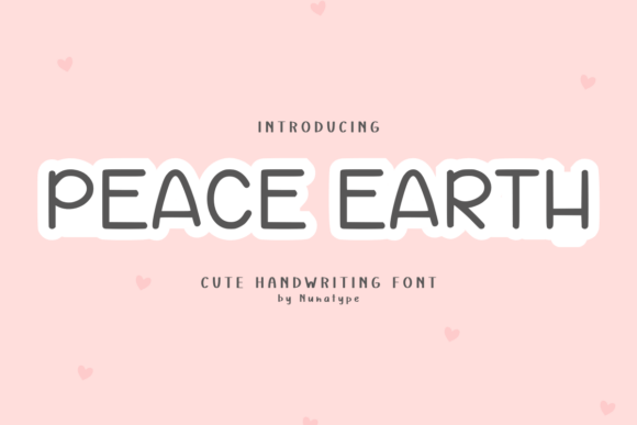 Peace Earth Font: Infusing Warmth and Charm into Visual Design