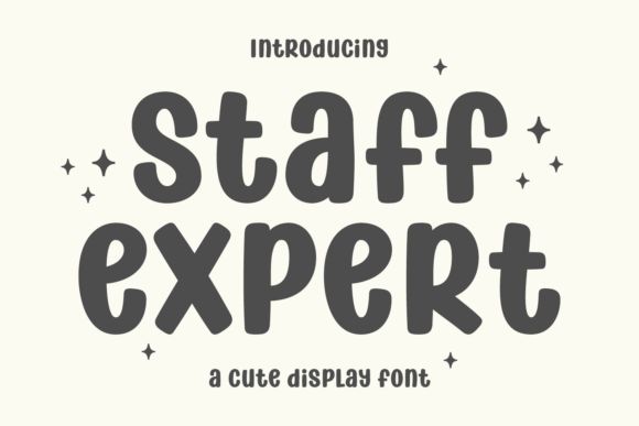 Staff Expert: A Display Font for Warmth and Festive Branding