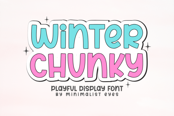 Winter Chunky: A Bold Font for Modern Design